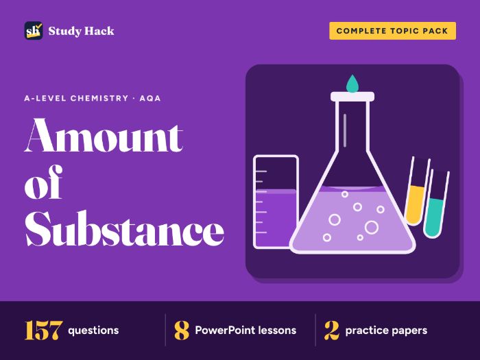 A-level Chemistry Amount of Substance Complete Pack (AQA)
