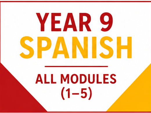 Year 9 Spanish Complete Module Set (Viva) with FREE Knowledge Organisers