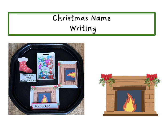 Christmas Name Writing