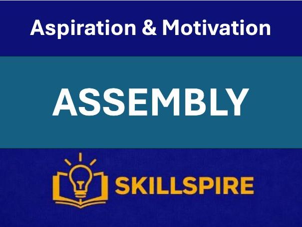 Aspiration & Motivation Assembly | KS3–KS5 | 20 Slides + Full Speaker Notes