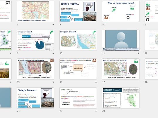 AQA GCSE URBAN CHALLENGES - HIC City (L4 - Liverpool Building on Greenbelt)