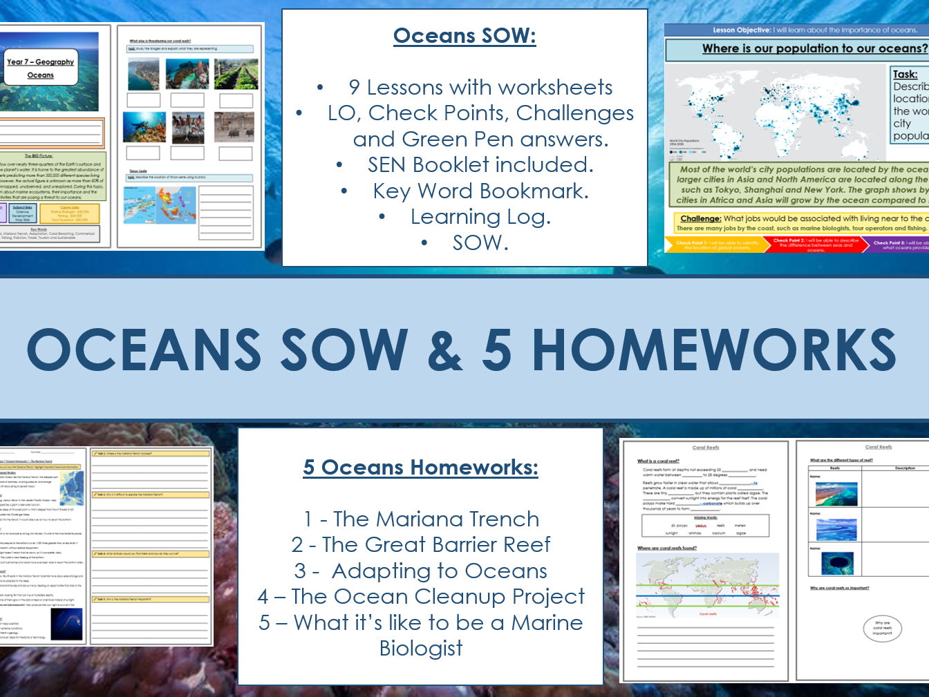 Oceans SOW & Homeworks