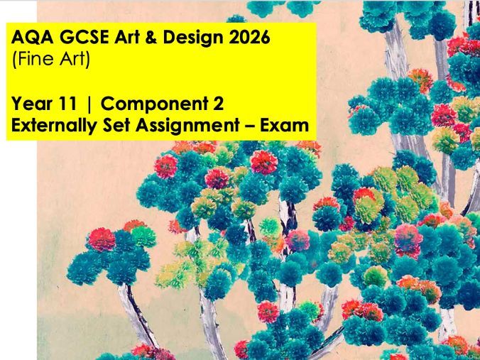 2026 AQA GCSE Fine Art - Artists & Mood board Support