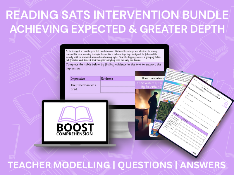 Year 6 Reading SATs Intervention – EXS + GD Bundle
