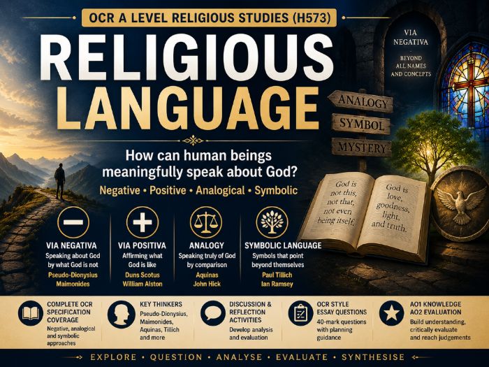 A Level Religious Studies: Religious Language – OCR H573 Philosophy of Religion
