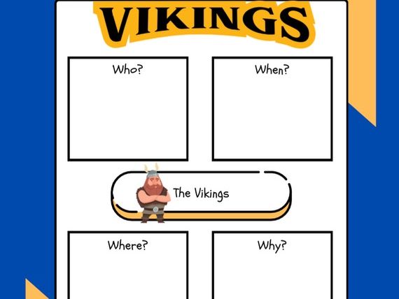 The Vikings – L1 History Lesson with Differentiated Worksheets (KS2)