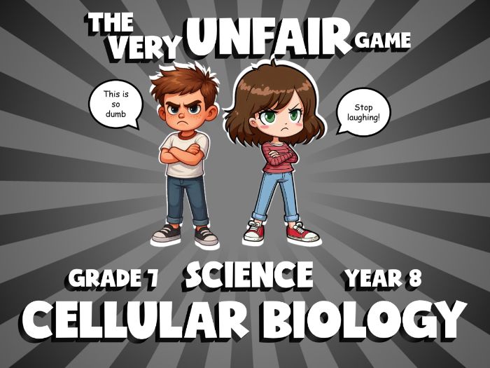 Cellular Biology VERY UNFAIR GAME | No-Prep Year 8 Science Review Activity