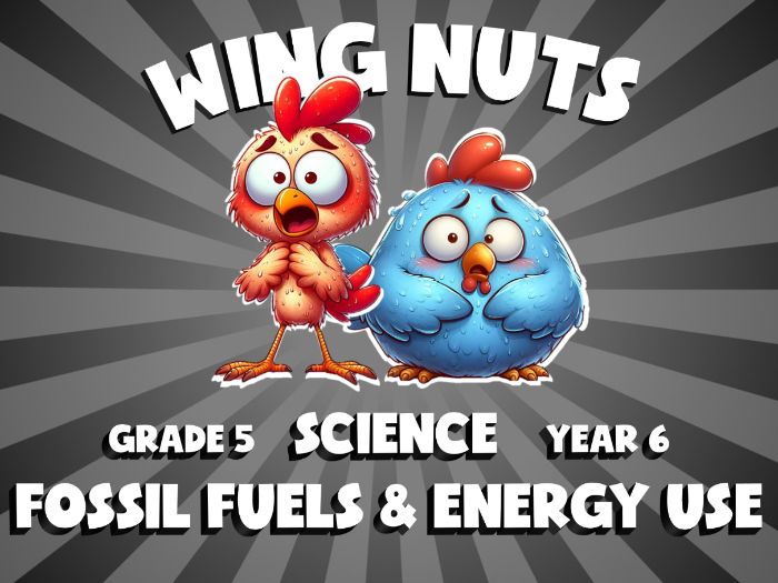 Fossil Fuels & Energy Use WING NUTS Science Game | No-Prep Year 6 Review Activity