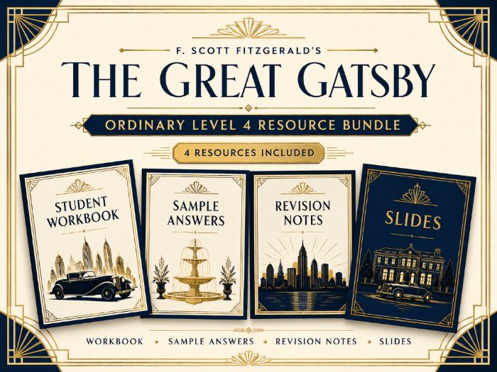 The Great Gatsby by F. Scott Fitzgerald.