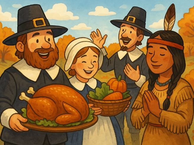 Thanksgiving Comprehension Text with Questions and Answers (KS2/KS3) | History & Traditions