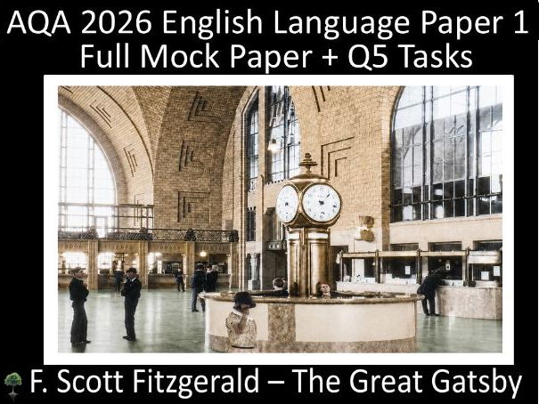 One AQA 2026 GCSE English Language Paper 1 Mock | Q5 Tasks (Gat)