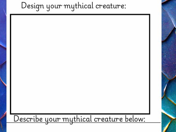 Design a mythical creature template