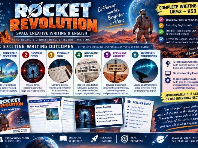 World Space Week 2026 Creative Writing & English Unit
