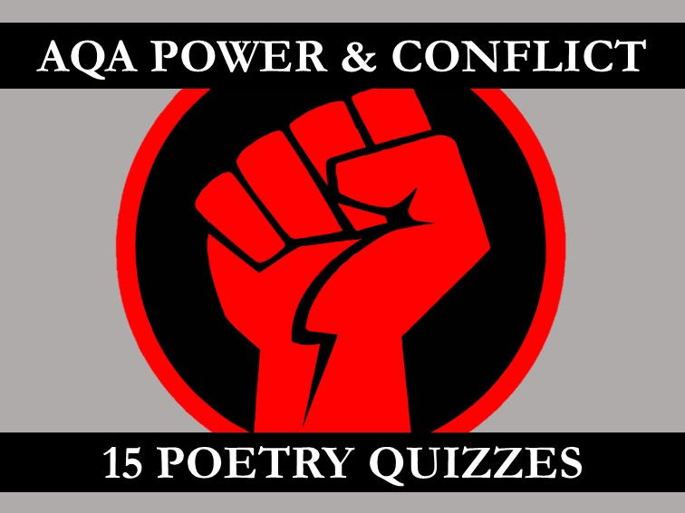 Power & Conflict Poetry Quizzes (AQA)