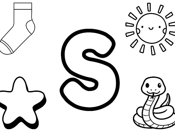 SATPIN Phonics Phase 2 Colouring Sheets