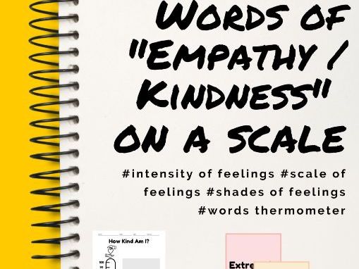 Words Thermometer - Words for Kindness on a Scale