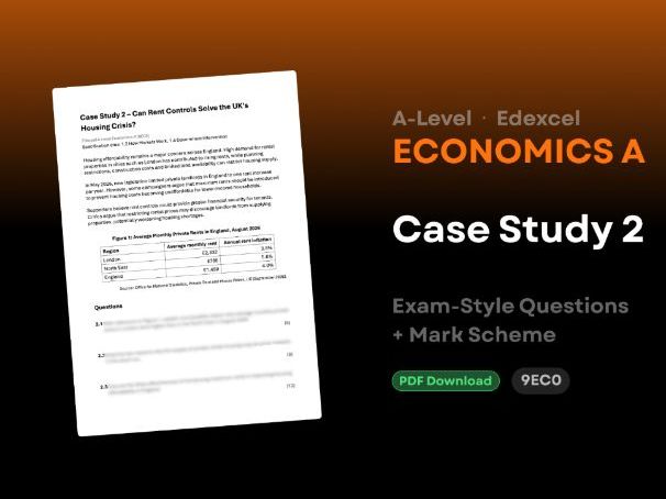 A-Level Economics Edexcel A: Case Study 2