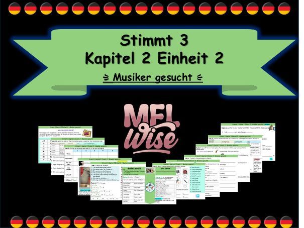 Stimmt 3 Module 2 Unit 2 - Musiker gesucht