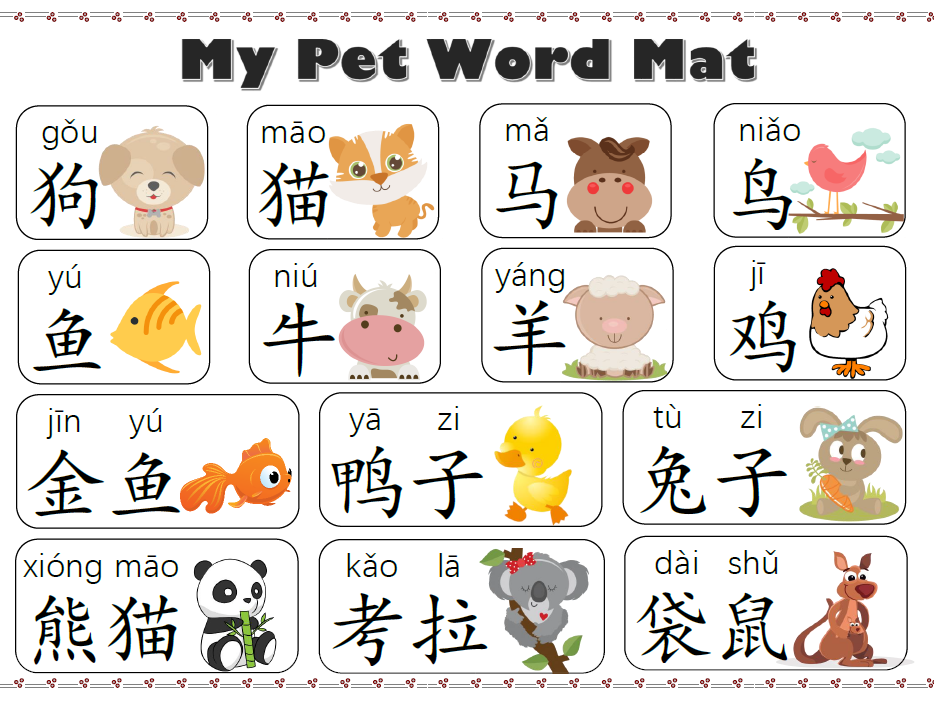 Posters (Mandarin Chinese) | Teaching Resources