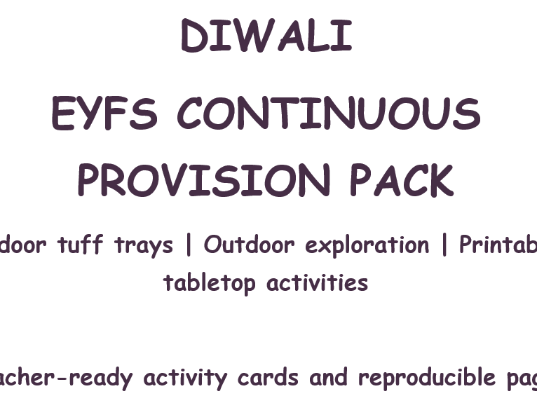 EYFS Diwali continuous provision activities