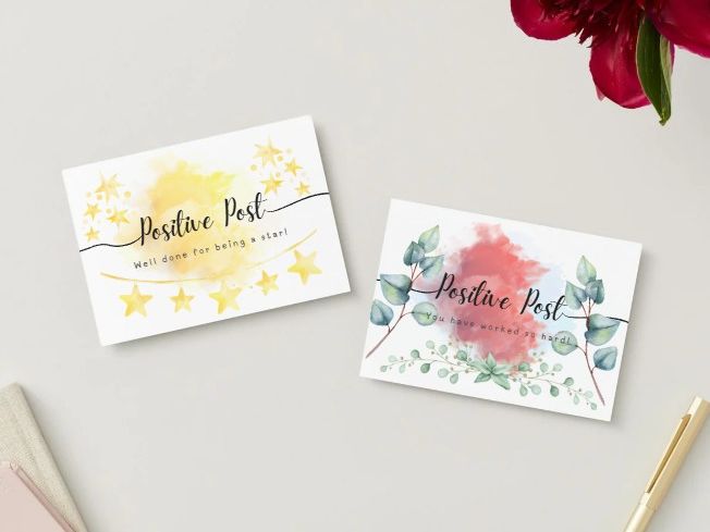 Positive Postcards | Nature-Inspired Praise Notes | EYFS Classroom Decor