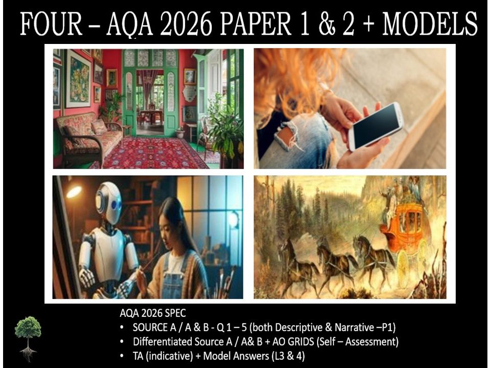 FOUR - AQA PAPER 1 & 2 | 2026 FULL MOCKS | MODELS