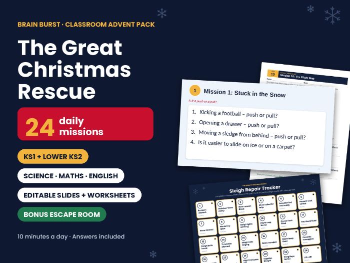 Christmas Advent Science Activities KS1 KS2