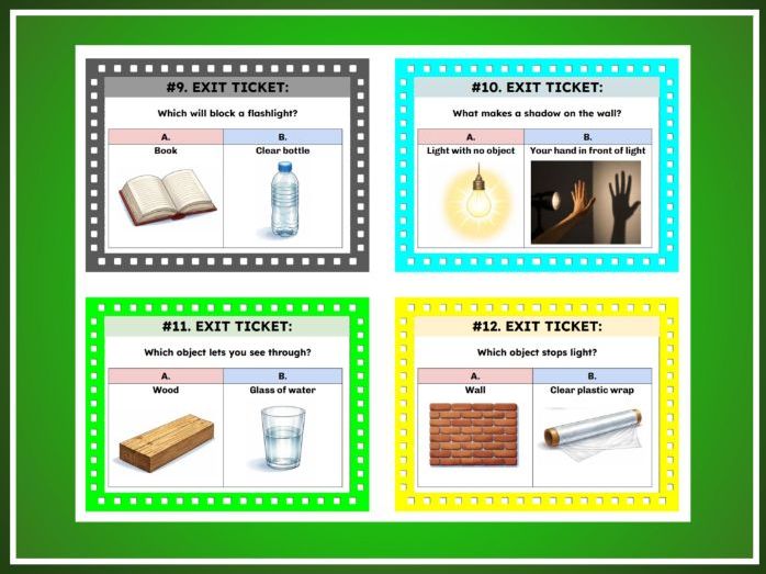 Light Makes Shadows | Kindergarten Science  | TEKS K.8B
