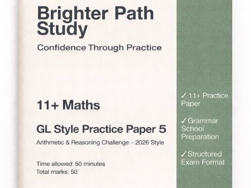 11+ Maths Paper 5 – Grammar School Practice Papers (GL Style)