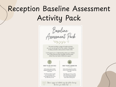 Reception Baseline Assessment Activities