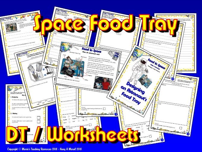 DT/ KS1&2 / Packaging / Food Tray for an Astronaut Teaching Resources