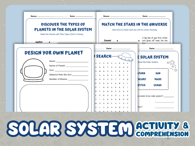Exploring Our Solar System - Activity and Comprehension