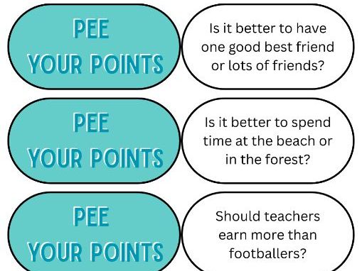 PEE Your Point Cards