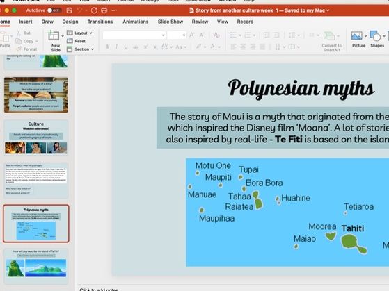 Year 3 story unit of work