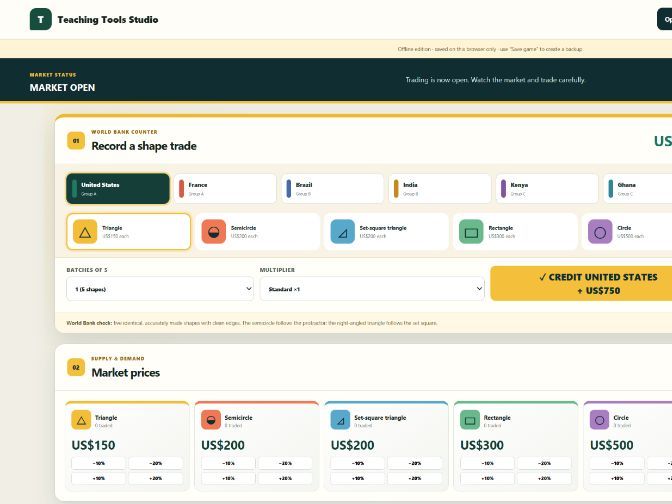 The Trading Game Companion App