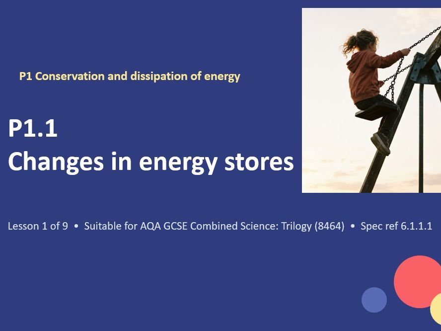 FREE P1.1 Changes in Energy Stores (AQA Combined and Separate Physics)