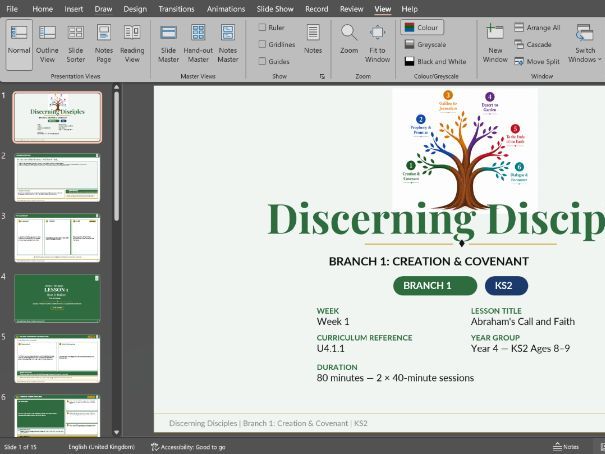 YEAR 4 FREE RE SLIDES/Creation and Covenant/Branch 1/Lesson 1