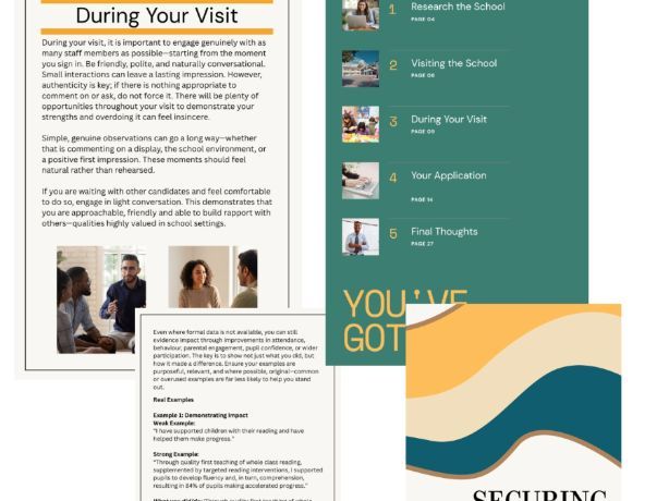 Securing an Interview: Application Support Guide for Teachers (inc ECTs)