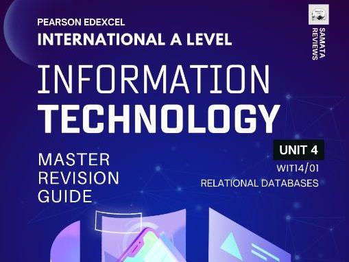 Pearson Edexcel IAL Information Technology Unit 4 (WIT14/01) Master Revision Guide
