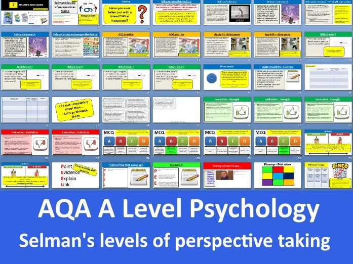 Selman's levels of perspective | 2027 Exams - AQA A Level Psychology (Cognition and Development)