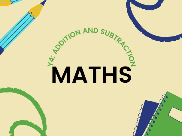 Y4 Maths addition and Subtraction worksheets