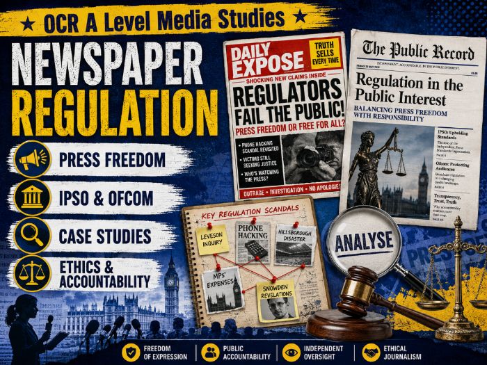 OCR A Level Newspaper Regulation