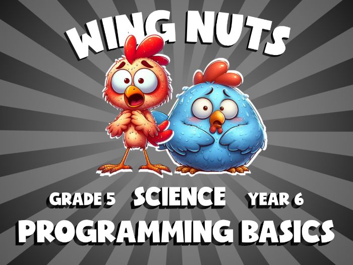 Programming Basics WING NUTS Science Game | No-Prep Year 6 Review Activity