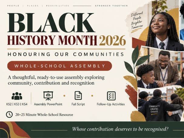 Black History Month 2026 Assembly | Honouring Our Communities