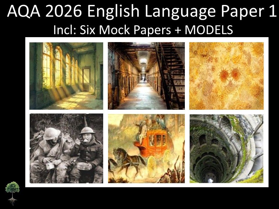 Six AQA 2026 GCSE English Language Paper 1 Mocks | Models
