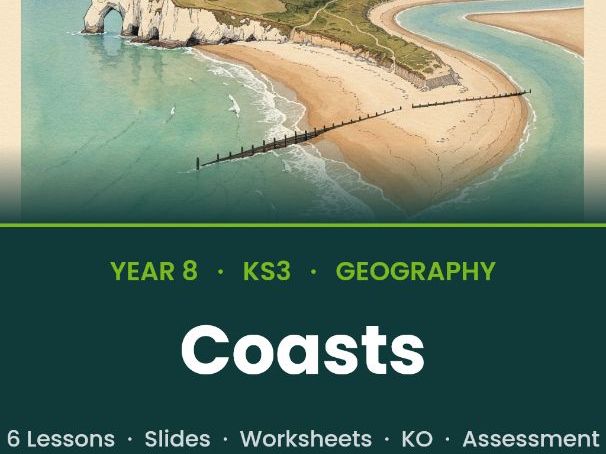Coasts | Year 8 Geography | Erosion Stacks Longshore Drift Sea Defences