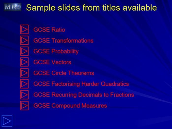 GCSE TASTER PACK (free sample)