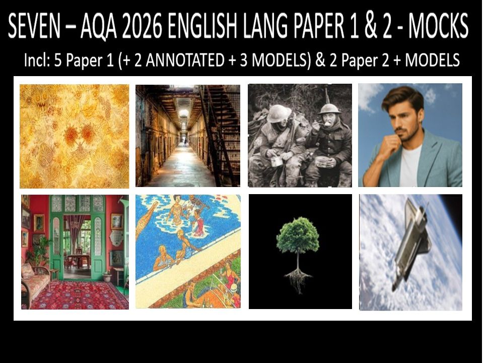 SEVEN - AQA PAPER 1 & 2 | 2026 FULL MOCKS | ANNOTATED | MODELS