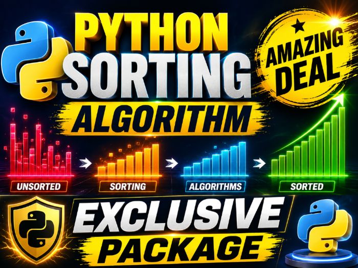 Python Sorting Algorithm | Cambridge IGCSE & A-Level 9618 CS | PPT + Worksheets + Activity + MCQ