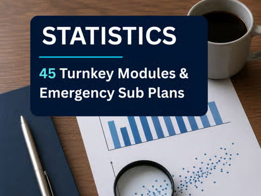 KS5 / A-LEVEL STATISTICS: Anchor Curriculum Bundle | Full Year Turnkey Lessons